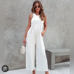 Vici Stassia Pocketed Tie Overalls